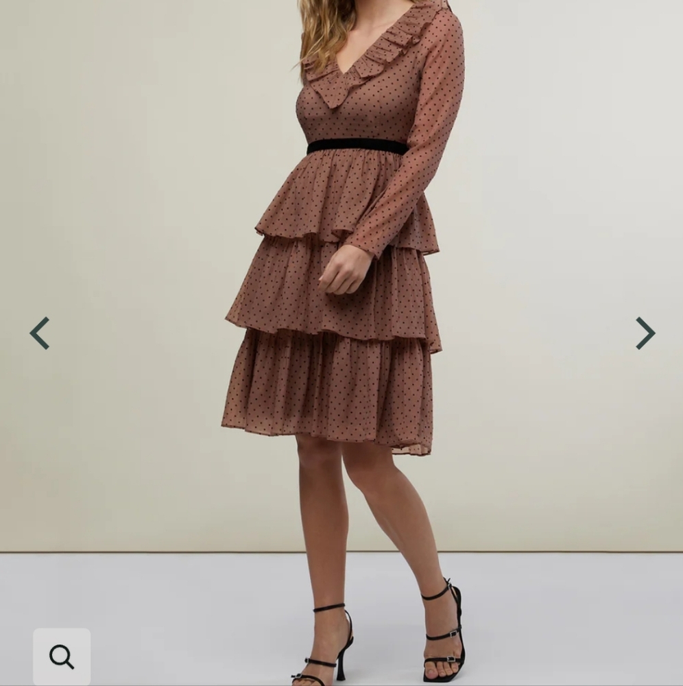 Ruffle Tiered Midi Dress